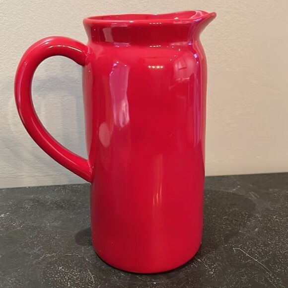 Rae Dunn Red White And Booze Pitcher - Picture 2 of 2